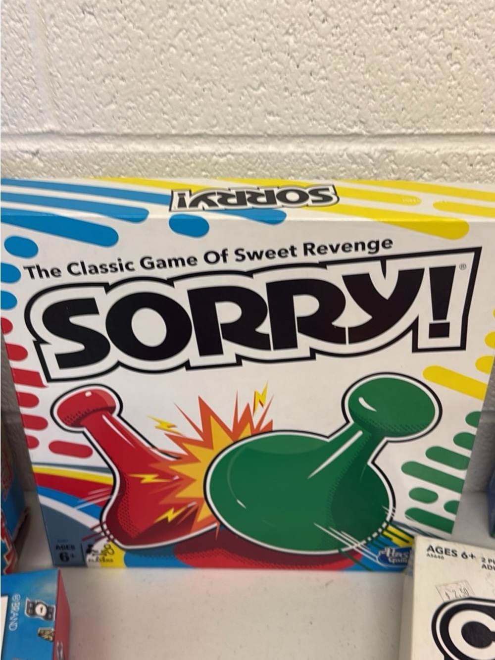 Hasbro Sorry! Connect 4 and phase 10 card game Board Game